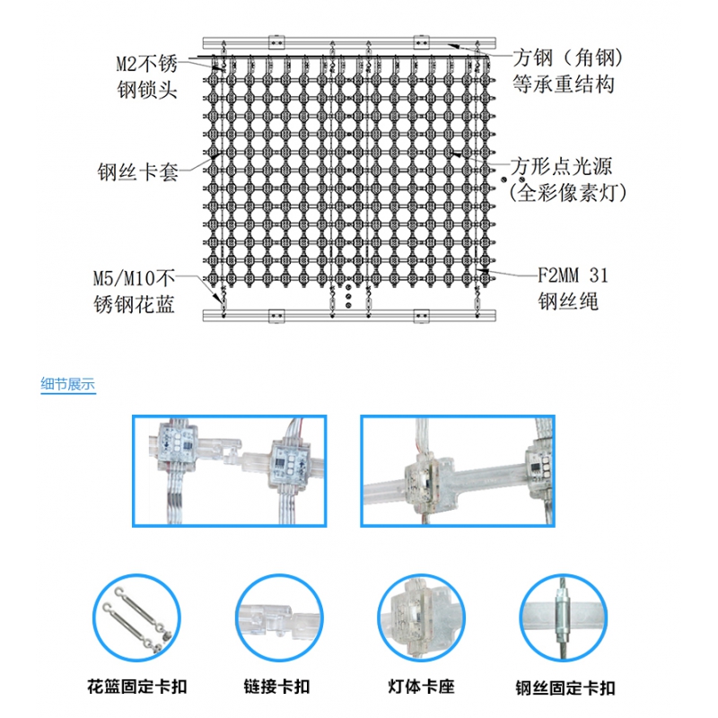 P62.5全彩網(wǎng)格屏，網(wǎng)格軟屏，戶(hù)外LED網(wǎng)格屏